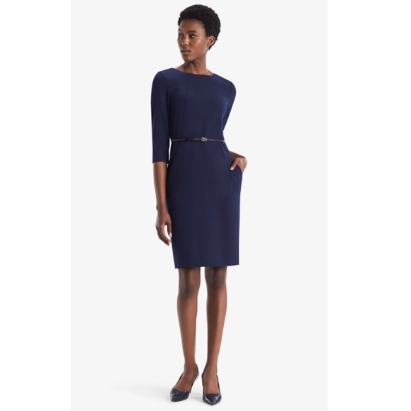 MM Lafleur Dresses & Skirts - MM Lafleur Etsuko Dress Blue